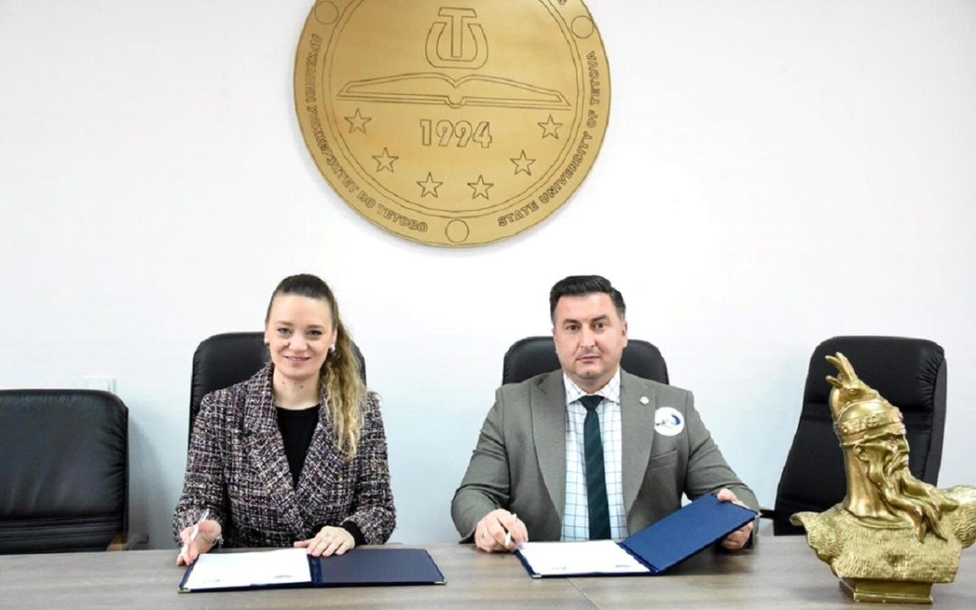 Signed memorandum of cooperation with the University of Tetovo!